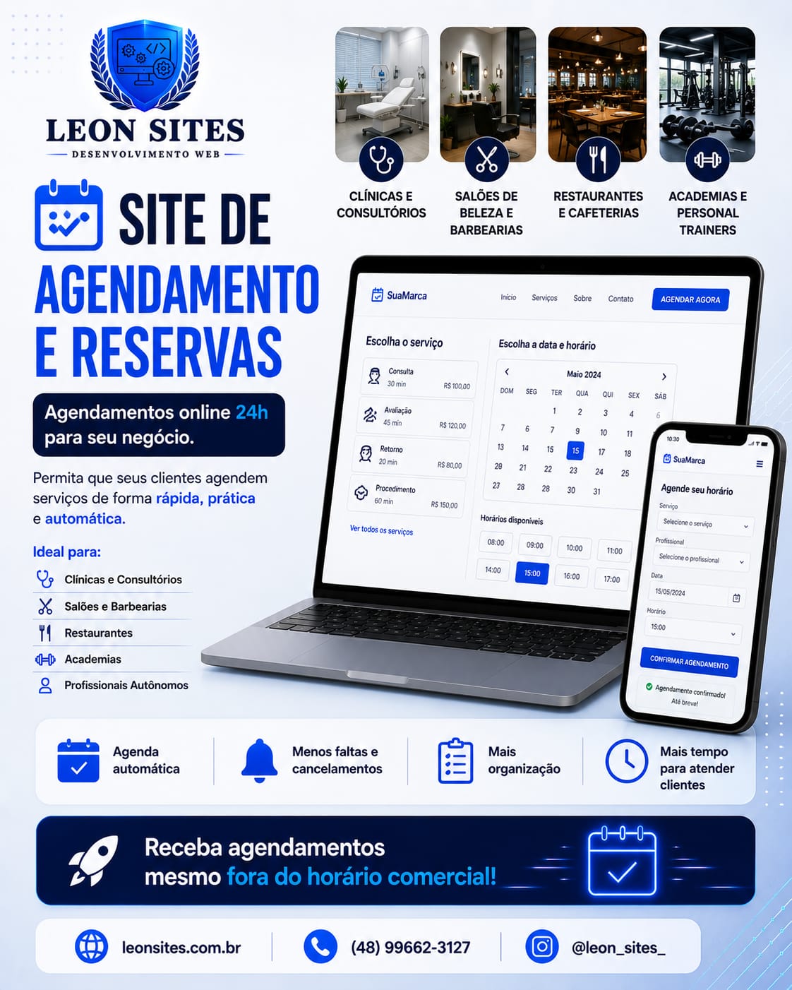 Site de Agendamento e Reservas